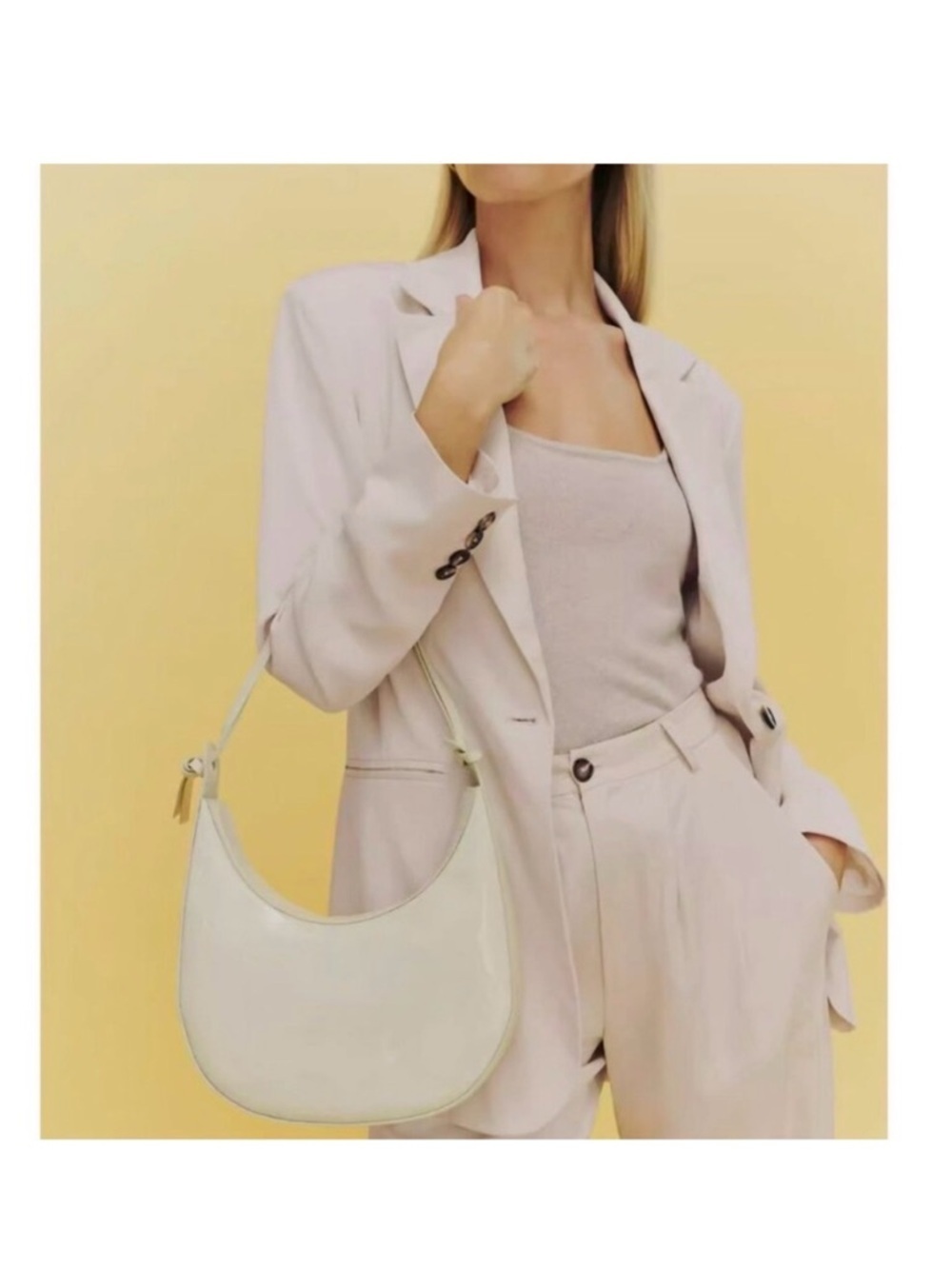 Reformation Classic Relaxed Fit Oyster Pants Suit